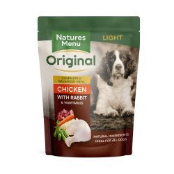 Natures Menu 8x300g Original Light Chicken with Rabbit & Vegetables - Wet Dog Food