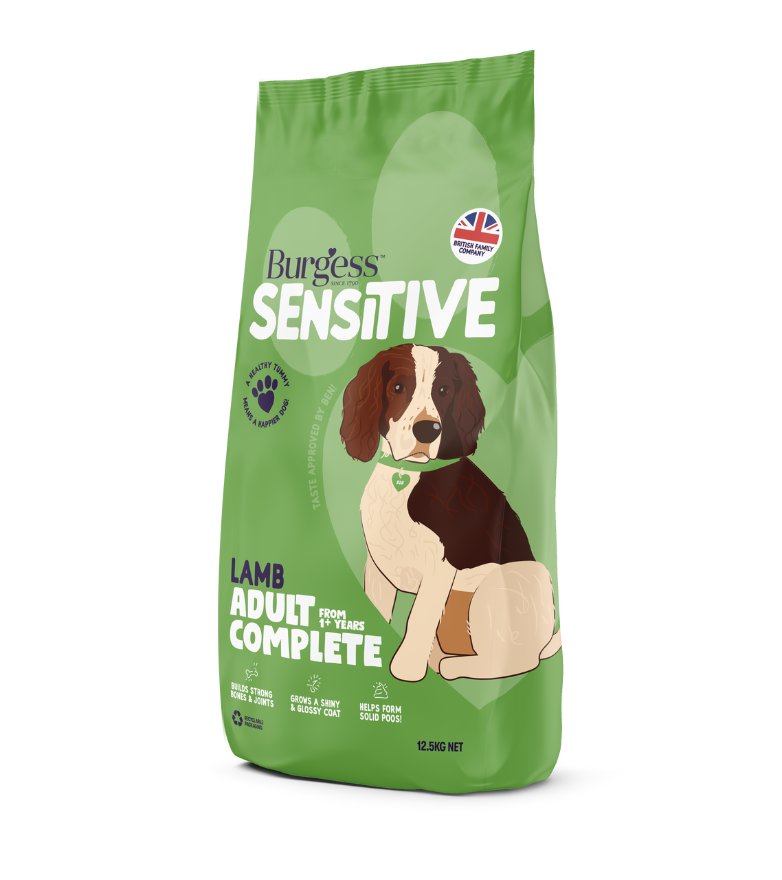 Burgess Sensitive Lamb & Rice 12.5kg - Dog Dry Food