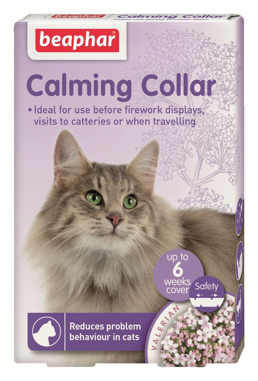 Beaphar Calming Collar - 6 Pipettes - Cat Care Treatment