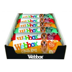 Webbox 15x720g Chub Assorted - Dog Wet Food