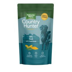 Country Hunter 3×150g - 80% Duck with Superfoods Pouches - Wet Dog Food