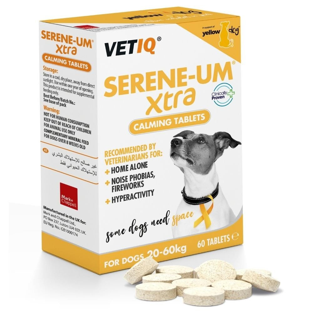 Vetiq Serene-UM Calming Xtra - 60 Tablets - Dog Care Treatment