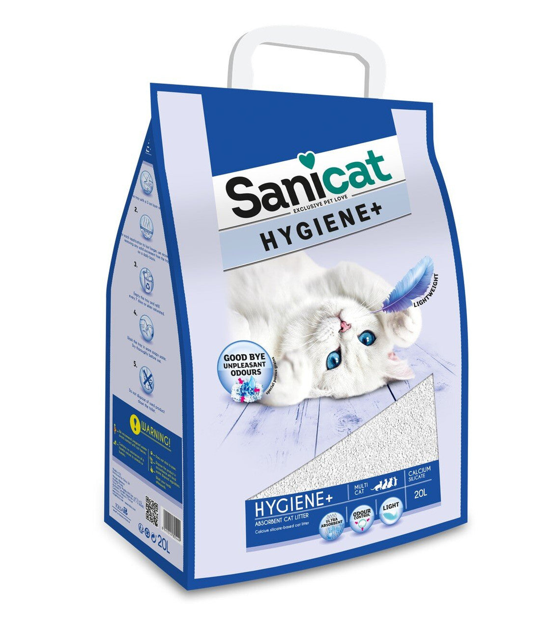 Sanicat Hygiene+ 20 L - Cat Litter