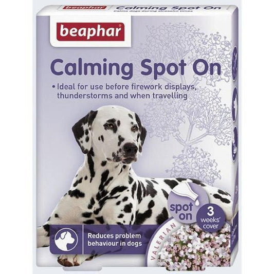 Beaphar Calming Spot-On - 3 Pipettes - Dog Care Treatment