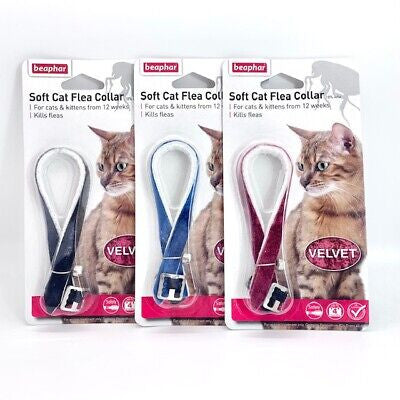 Beaphar Flea & Tick Collar Velvet - 30cm - Cat Care Treatment