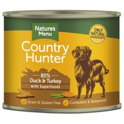Nature Menu Duck & Turkey with Superfoods | Wet Dog Food Tins