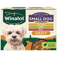Winalot 12x100g Small Dog Chunks in Gravy Pouches - Wet Dog Food