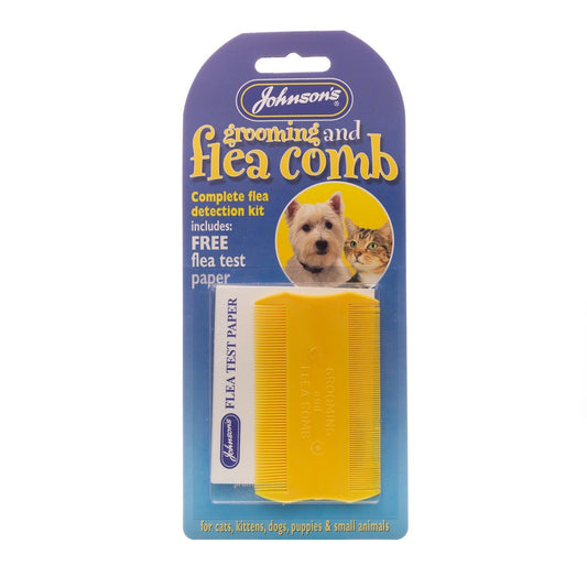 Johnson's Groom Flea & Tick Comb - Cat & Dog Care Treatment