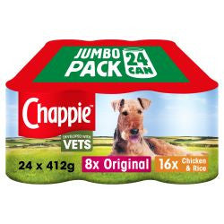 Chappie 24x412g Tins Favourites in Loaf - Adult Wet Dog Food