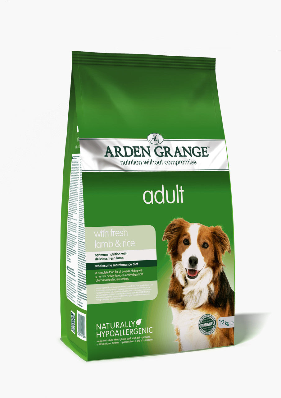 Arden Grange Lamb & Rice 12kg -  Adult Dry Dog Food