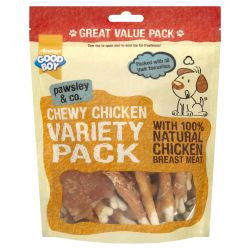 Good Boy 320g -  Chewy Chicken Variety Pack - Dog Treat