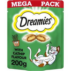 Dreamies 6 x 200g Biscuits with Catnip Mega Pack - Cat Treats
