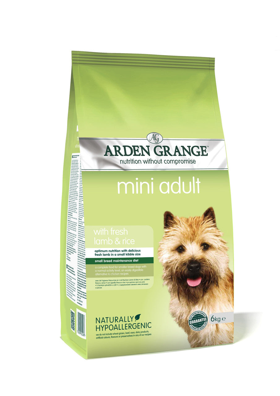 Arden Grange Mini Lamb & Rice 6kg - Adult Dry Dog Food