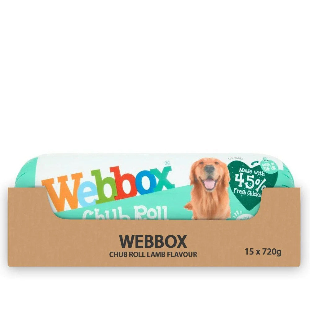 Webbox 15x720g Chub Duck - Dog Wet Food