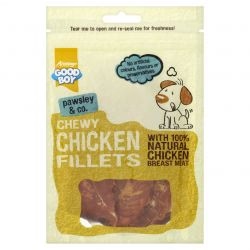 Good Boy 10x80g Chewy Chicken Fillets - Dog Treat