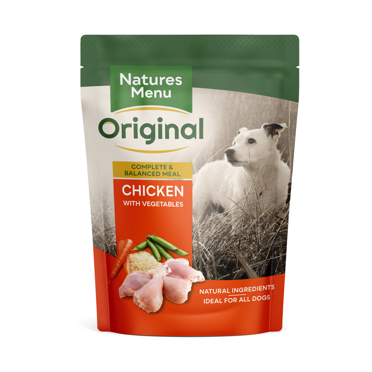 Natures Menu 8×300g Original Chicken with Vegetables - Wet Dog Food