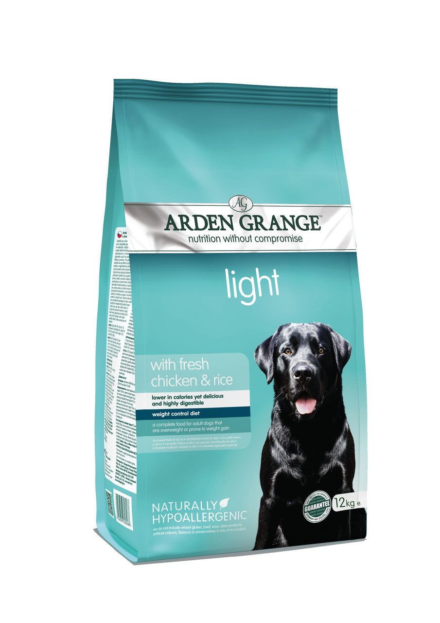 Arden Grange  Light Chicken & Rice 12kg  - Adult Dry Dog Food