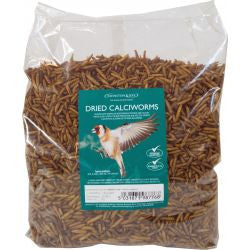 Johnston & Jeff Dried Calciworms 1kg - Wild Bird Food